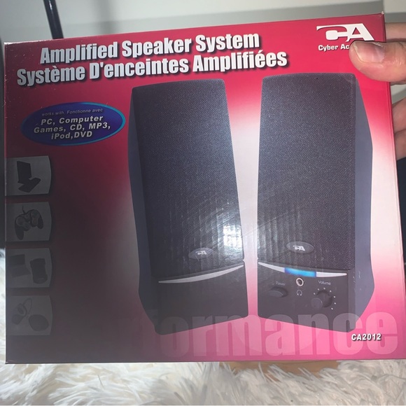 Cyber Acoustics CA-2012 Computer Speakers - Picture 3 of 4